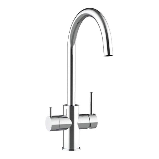 ACS 3-Way Filter Gooseneck Kitchen Tap Sink Mixer Chrome