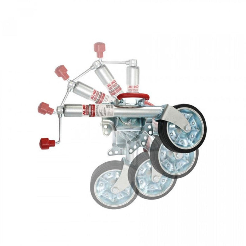 Load image into Gallery viewer, ALKO Premium 8" 200mm Jockey Wheel Inc Large Swivel Bracket