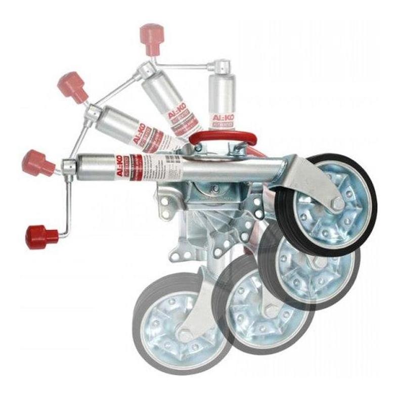 Load image into Gallery viewer, ALKO Premium 8" 200mm Jockey Wheel Inc Large Swivel Bracket