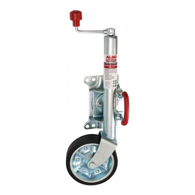 Load image into Gallery viewer, ALKO Premium 8" 200mm Jockey Wheel Inc Large Swivel Bracket