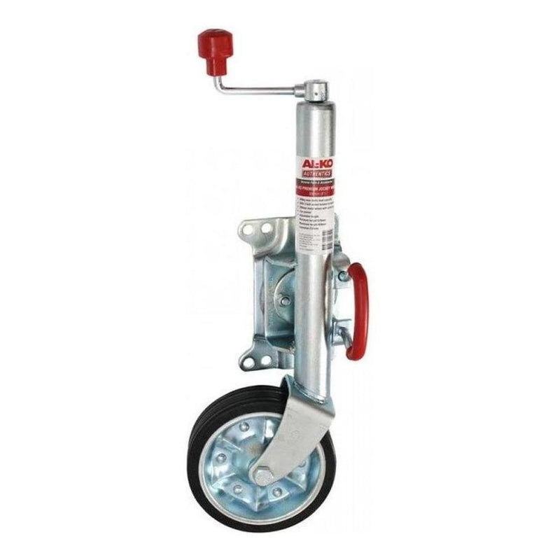 Load image into Gallery viewer, ALKO Premium 8" 200mm Jockey Wheel Inc Large Swivel Bracket