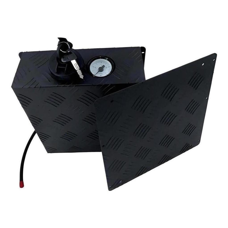 Load image into Gallery viewer, AUFOCUS Diesel Tank Cover Black Checker Plate - 5 Litre