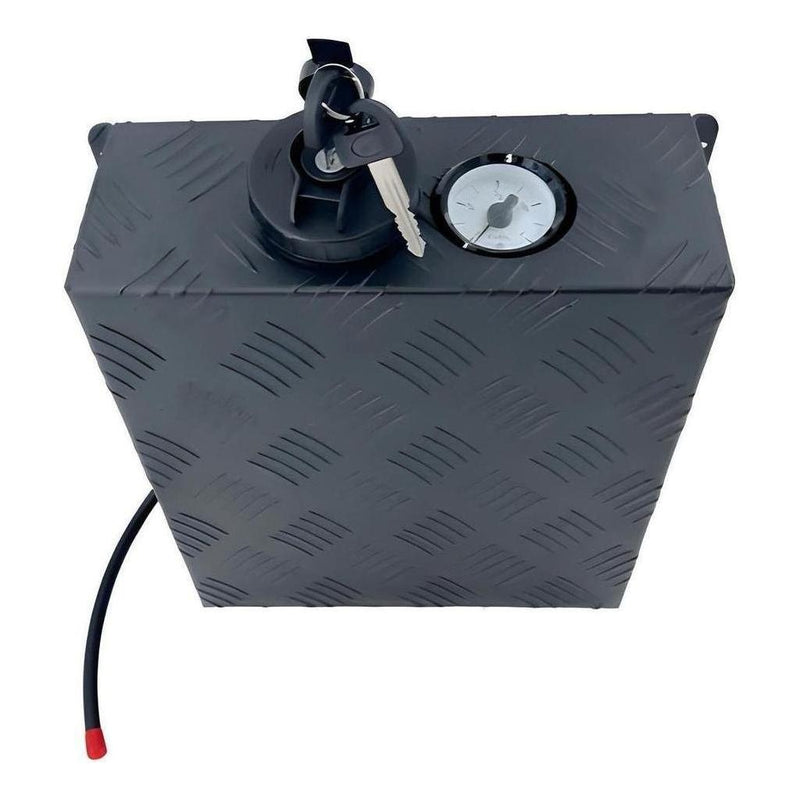 Load image into Gallery viewer, AUFOCUS Diesel Tank Cover Black Checker Plate - 5 Litre