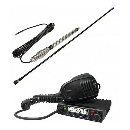 Aerpro 12V / 24V 5W Ultra Compact UHF CB Radio Inc Antenna