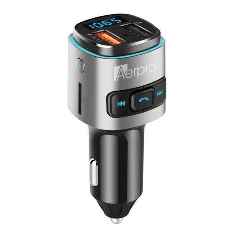 Load image into Gallery viewer, Aerpro 12V / 24V Bluetooth FM Transmitter with 3.0 Quick Charger