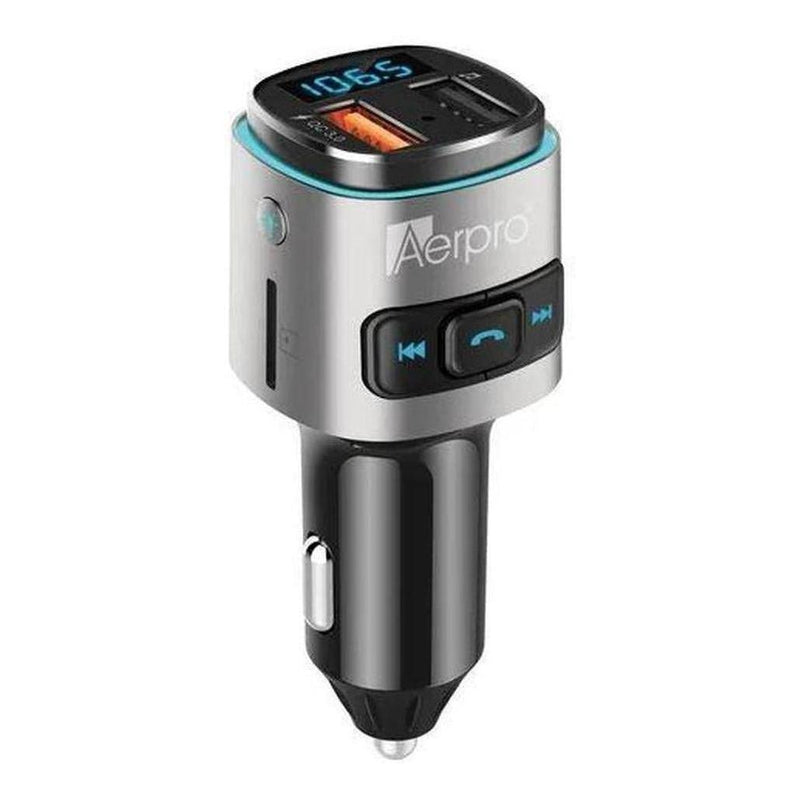 Load image into Gallery viewer, Aerpro 12V / 24V Bluetooth FM Transmitter with 3.0 Quick Charger