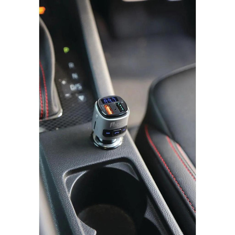 Load image into Gallery viewer, Aerpro 12V / 24V Bluetooth FM Transmitter with 3.0 Quick Charger