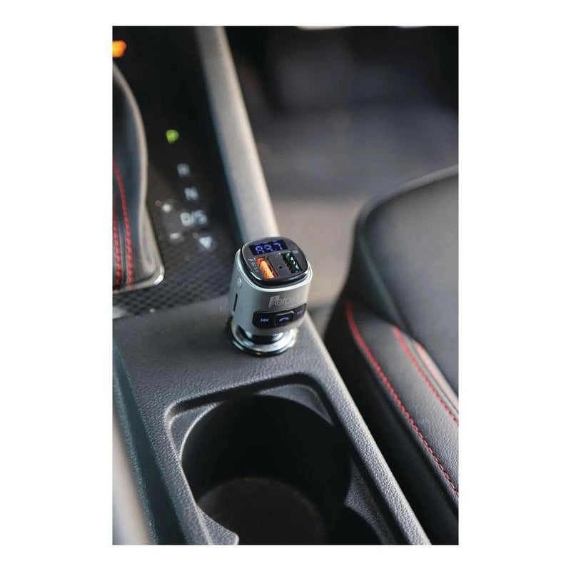 Load image into Gallery viewer, Aerpro 12V / 24V Bluetooth FM Transmitter with 3.0 Quick Charger