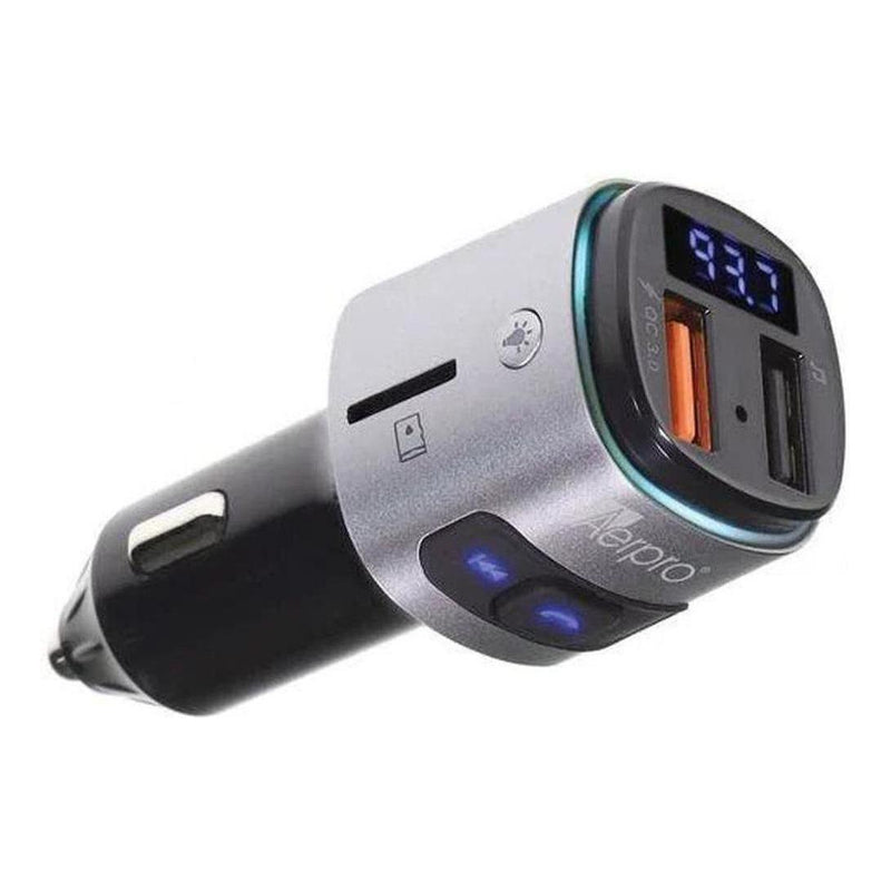 Load image into Gallery viewer, Aerpro 12V / 24V Bluetooth FM Transmitter with 3.0 Quick Charger