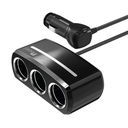 Aerpro 12V / 24V Triple Accessory Socket Adaptor 800mm Lead