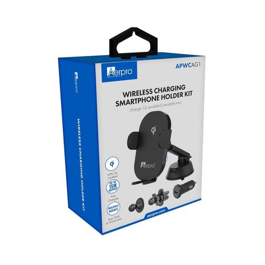 Aerpro 15W Wireless Charging Smartphone Holder kit