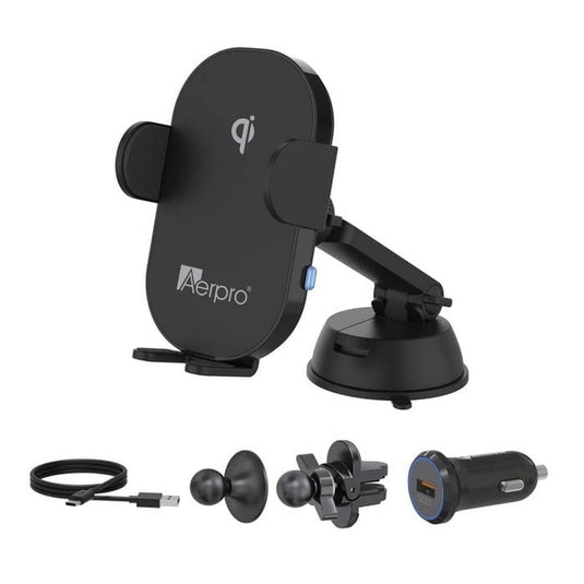 Aerpro 15W Wireless Charging Smartphone Holder kit
