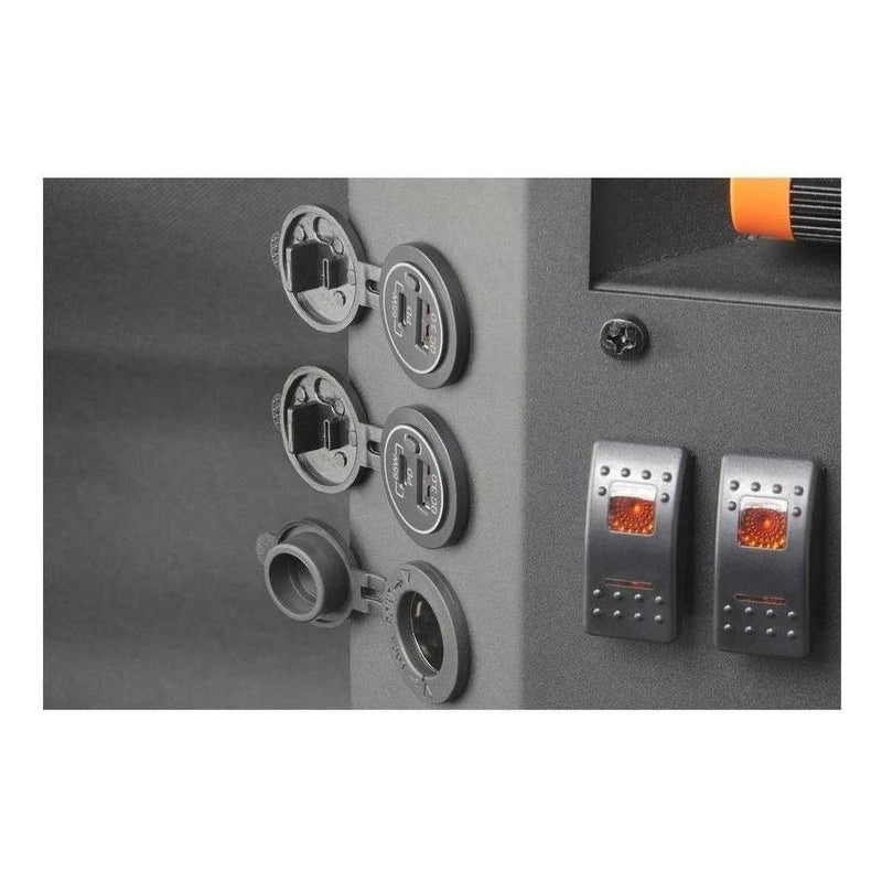 Load image into Gallery viewer, BMPRO Canopy Distribution Charging Board Inc Battery Display and 40 Amp Pro Boost 40 Solar DC-DC Charger