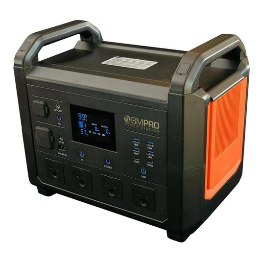BMPRO Portable Lithium Life Power Station 120AH