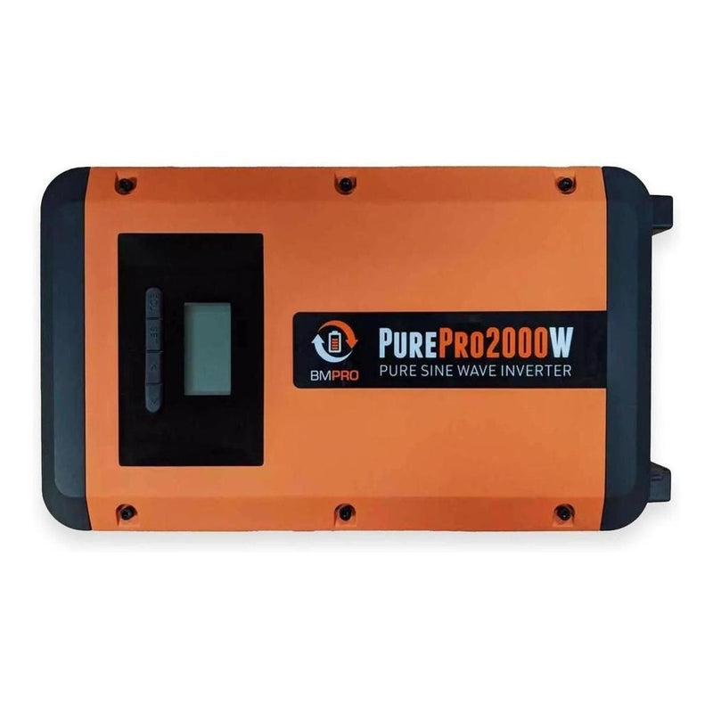 Load image into Gallery viewer, BMPRO Pure Pro Pure Sine wave 2000W Inverter with Remote Screen