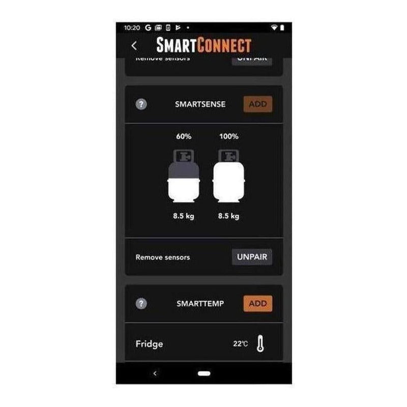 Load image into Gallery viewer, BMPRO Smart Connect Kit 1 x Gas / 1 x Temp / 2 x Tire Press Monitoring Sensors