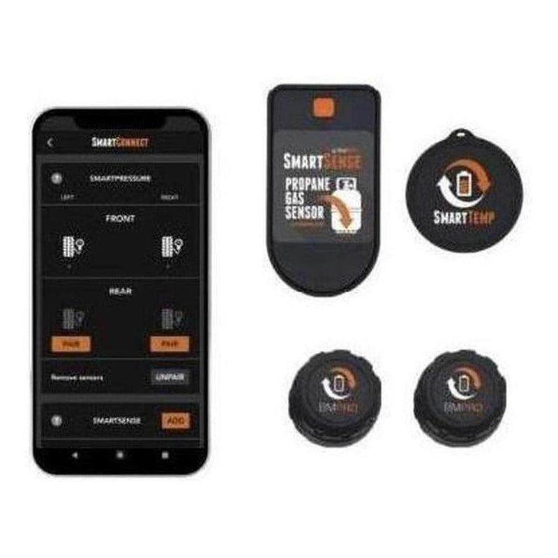 Load image into Gallery viewer, BMPRO Smart Connect Kit 1 x Gas / 1 x Temp / 2 x Tire Press Monitoring Sensors