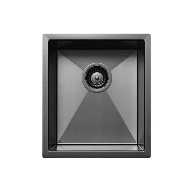 Load image into Gallery viewer, Belgique Single Bowl Sink Basin 380 x 450 x 220 - Stainless Steel Gun Metal