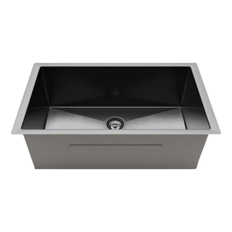 Load image into Gallery viewer, Belgique Single Bowl Sink Basin 700 x 440 x 250 - Stainless Steel - Gun Metal