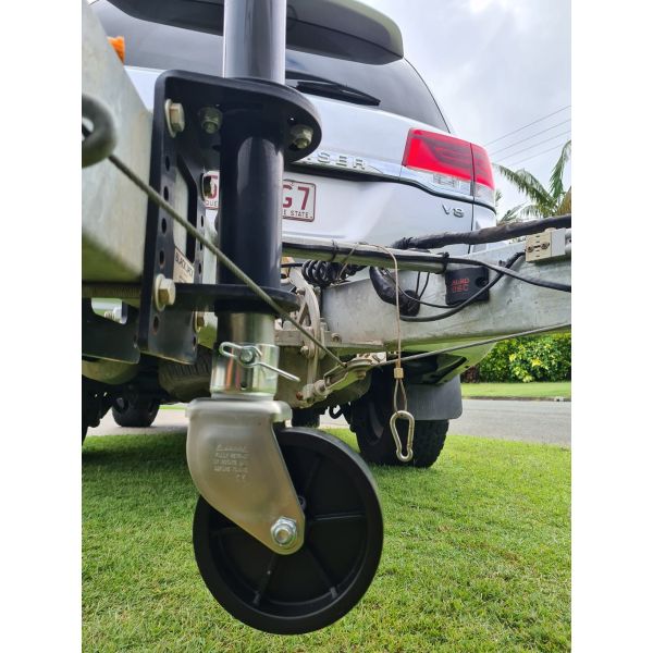 Load image into Gallery viewer, Black Jack Trailer Jack Jockey Wheel Suits MINI