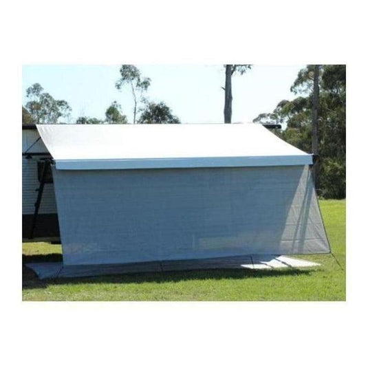 Camec Privacy Awning Screen 3.4 x 1.8m Steel Grey