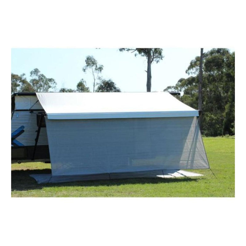 Load image into Gallery viewer, Camec Privacy Awning Screen 4.9 x 1.8m Steel Grey