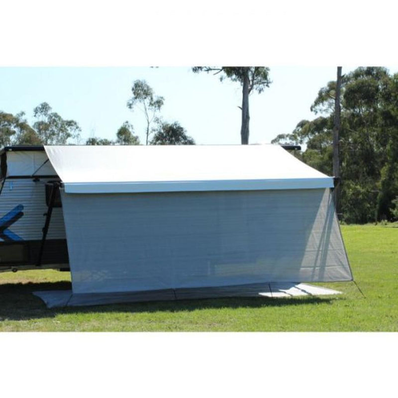 Load image into Gallery viewer, Camec Privacy Awning Screen 4.9 x 1.8m Steel Grey