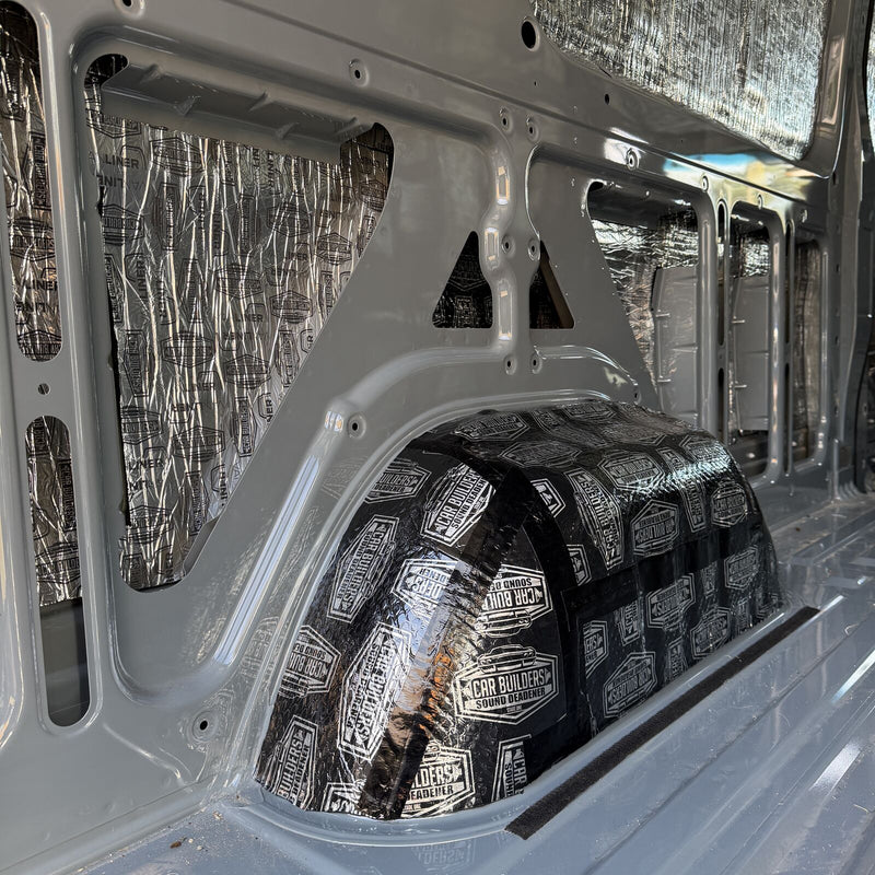 Load image into Gallery viewer, Car Builders LWB HR Mercedes Sprinter 2018 On Pre-Cut Complete Insulation Van Liner Kit - Single Door