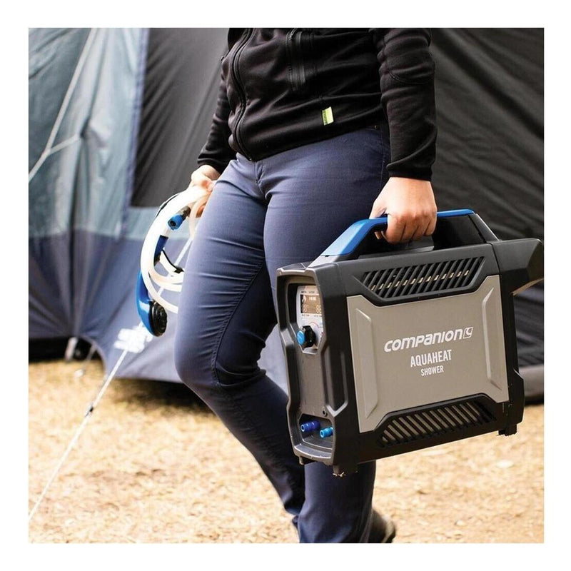 Load image into Gallery viewer, Companion Aquaheat Portable Camping Lithium Gas Hot Water Shower System