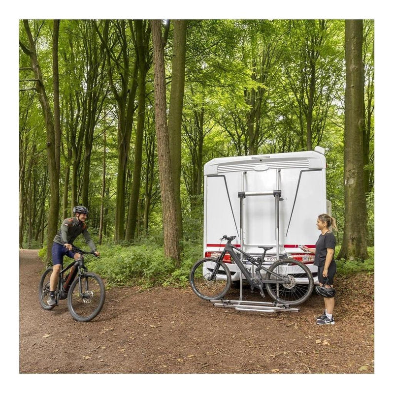 Load image into Gallery viewer, Electric 12V Bike Lift Rack Carrier 2 Bike 830 - 1210 mm Range Inc Remote