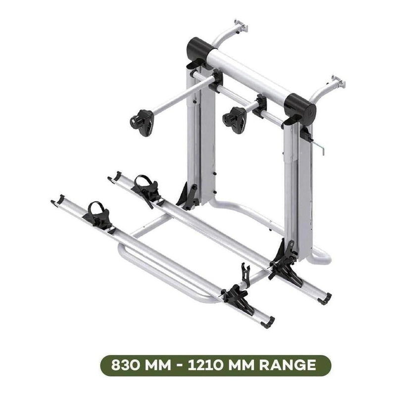 Load image into Gallery viewer, Electric 12V Bike Lift Rack Carrier 2 Bike 830 - 1210 mm Range Inc Remote