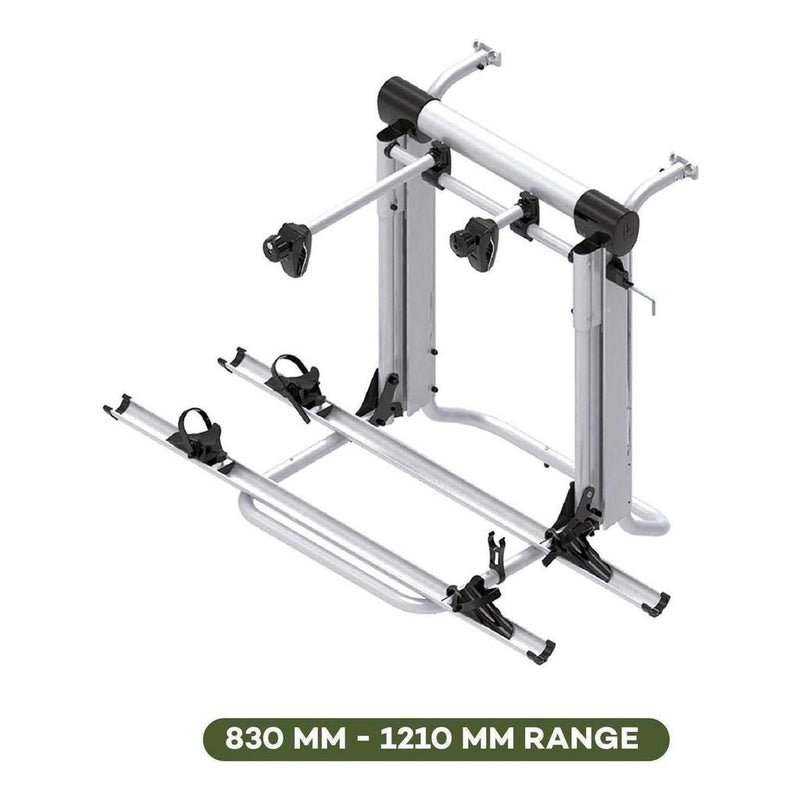 Load image into Gallery viewer, Electric 12V Bike Lift Rack Carrier 2 Bike 830 - 1210 mm Range Inc Remote