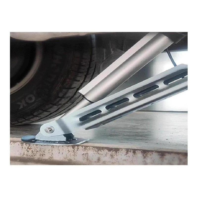 Load image into Gallery viewer, Electric 4 x Drop Down Stabilizer leg Corner Steadies 670mm Zinc