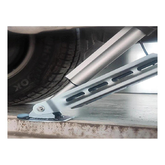 Electric 4 x Drop Down Stabilizer leg Corner Steadies 670mm Zinc