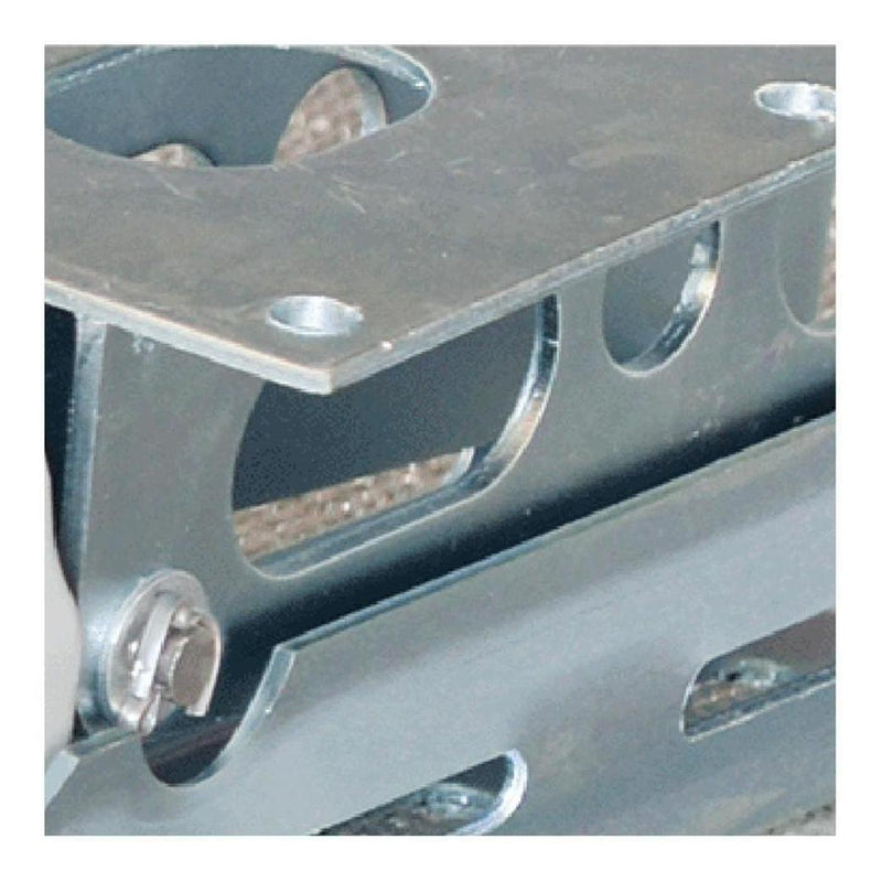 Load image into Gallery viewer, Electric 4 x Drop Down Stabilizer leg Corner Steadies 670mm Zinc