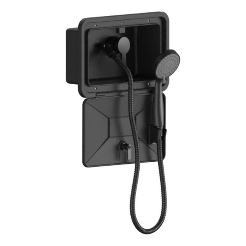 Load image into Gallery viewer, External Shower Box Inc Shower Handheld Head & Shower Mixer Black