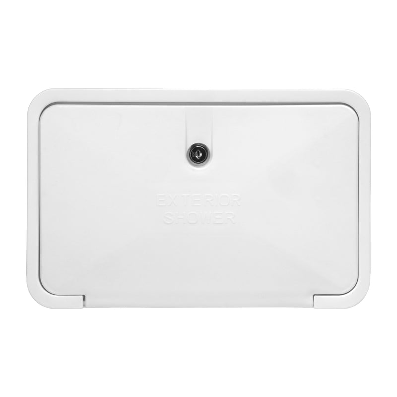 Load image into Gallery viewer, External Shower Box Inc Shower Handheld Head & Shower Mixer White