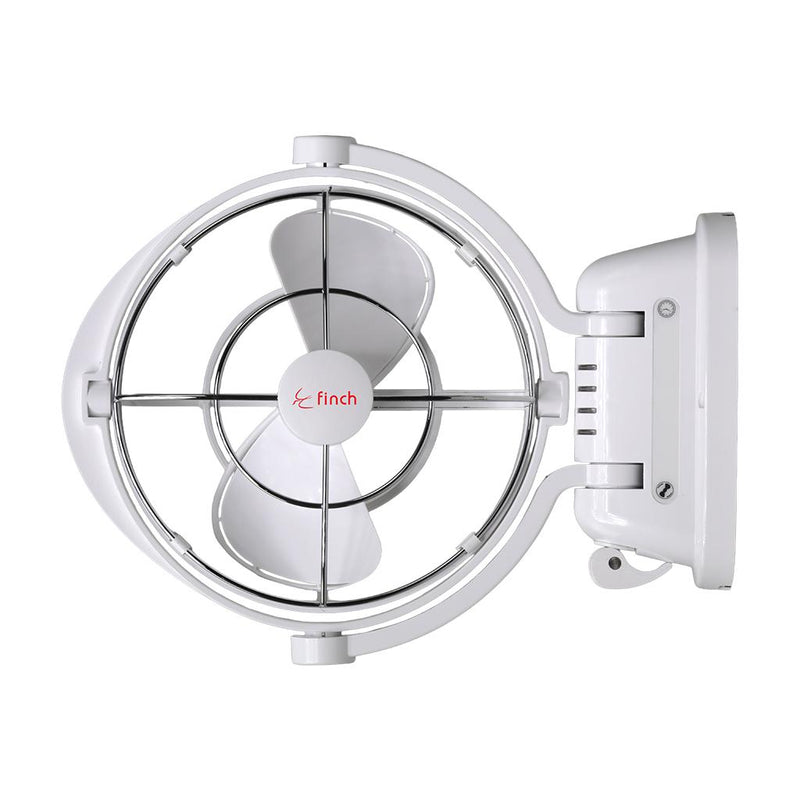 Load image into Gallery viewer, Finch 12/24V 3 Speed 360° Airflow Gimbal Fan Inc USB & Remote White