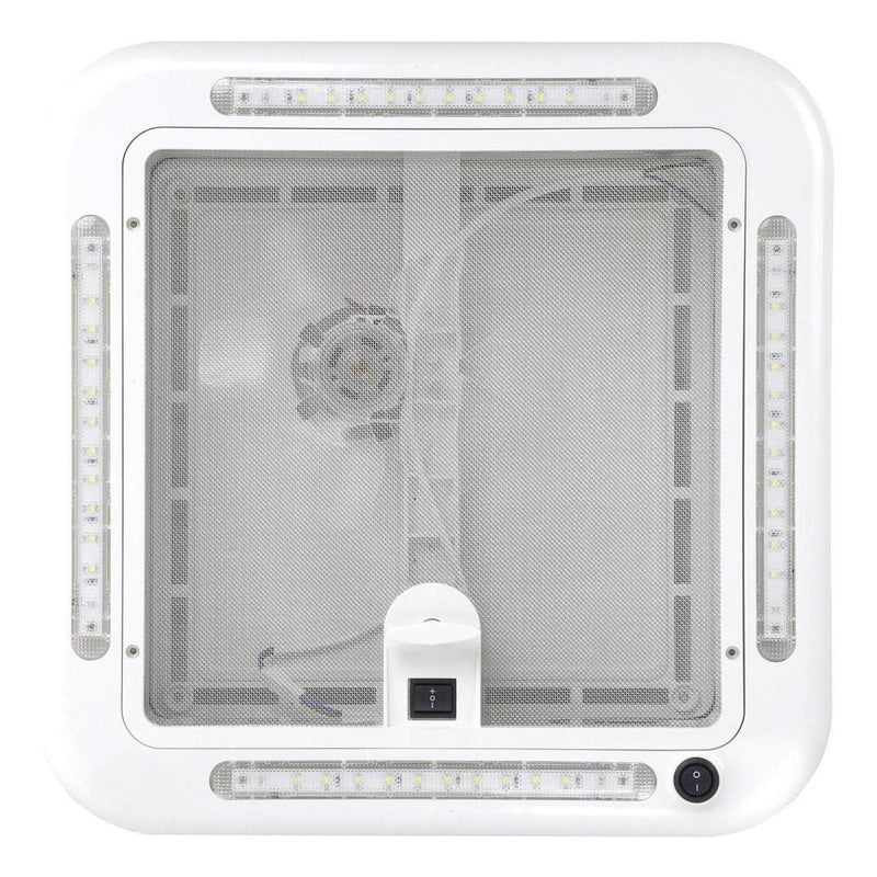 Load image into Gallery viewer, Finch 12V Shower Hatch 320 x 320mm with LED Lights