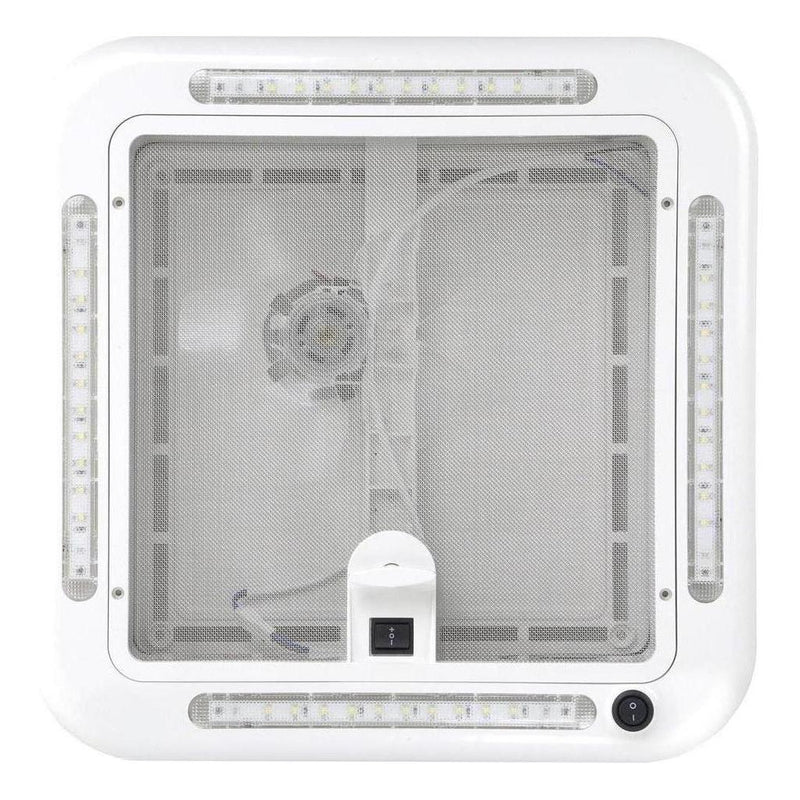 Load image into Gallery viewer, Finch 12V Shower Hatch 320 x 320mm with LED Lights