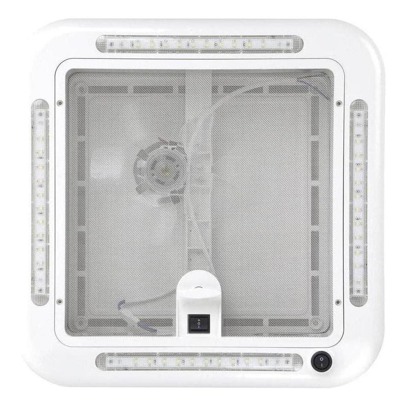 Load image into Gallery viewer, Finch 12V Shower Hatch 320 x 320mm with LED Lights