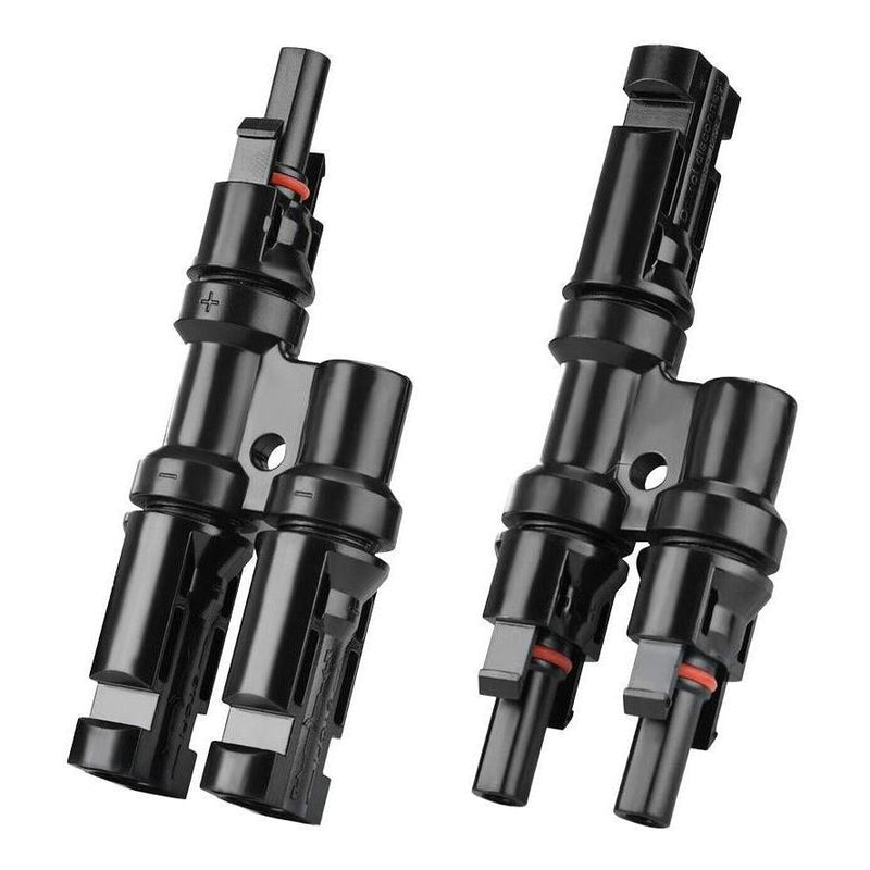 Load image into Gallery viewer, Finch 2 To 1 T Branch MC4 Solar Panel Cable Connectors Male and Female IP67 Pair