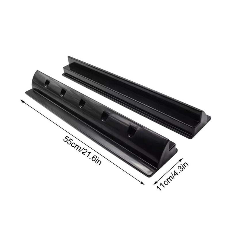 Load image into Gallery viewer, Finch ABS Solar Panel Mounting Brackets Black Pair.