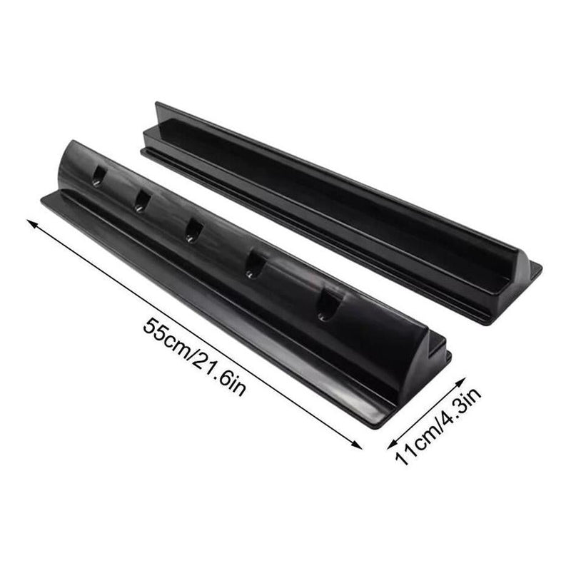 Load image into Gallery viewer, Finch ABS Solar Panel Mounting Brackets Black Pair.