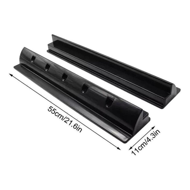 Load image into Gallery viewer, Finch ABS Solar Panel Mounting Brackets Black Pair.