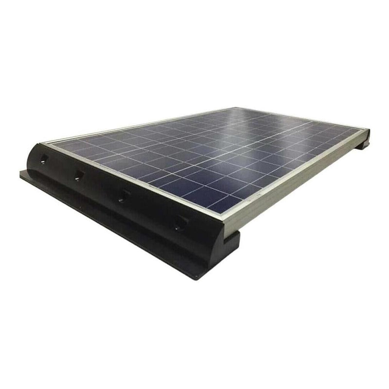 Load image into Gallery viewer, Finch ABS Solar Panel Mounting Brackets Black Pair.