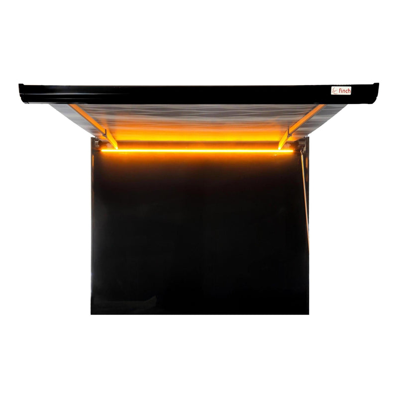 Load image into Gallery viewer, Finch Awning Side Mount Manual inc Support Leg 3.5 x 2.5m Black