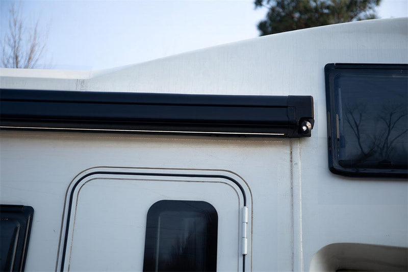 Load image into Gallery viewer, Finch Awning Side Mount Manual inc Support Leg 3.75 x 2.5m Black