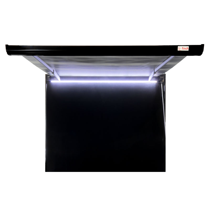Load image into Gallery viewer, Finch Awning Side Mount Manual inc Support Leg 3.75 x 2.5m Black