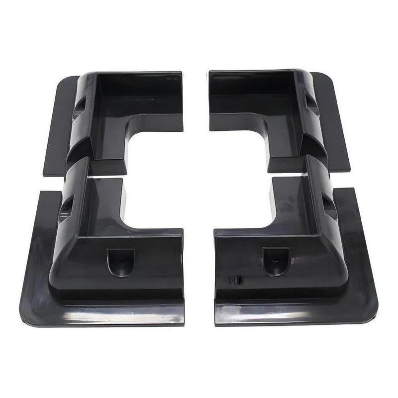 Load image into Gallery viewer, Finch Solar Panel Corner Mounting Brackets Black Plastic x 4